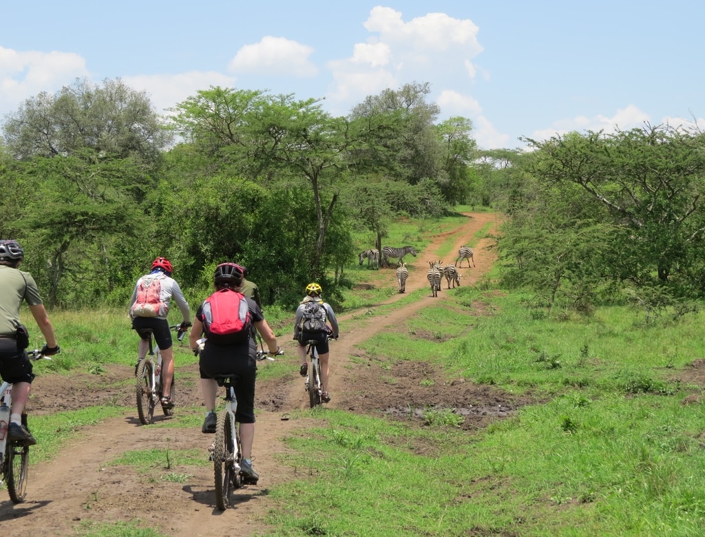 Lake Mburo active safari route