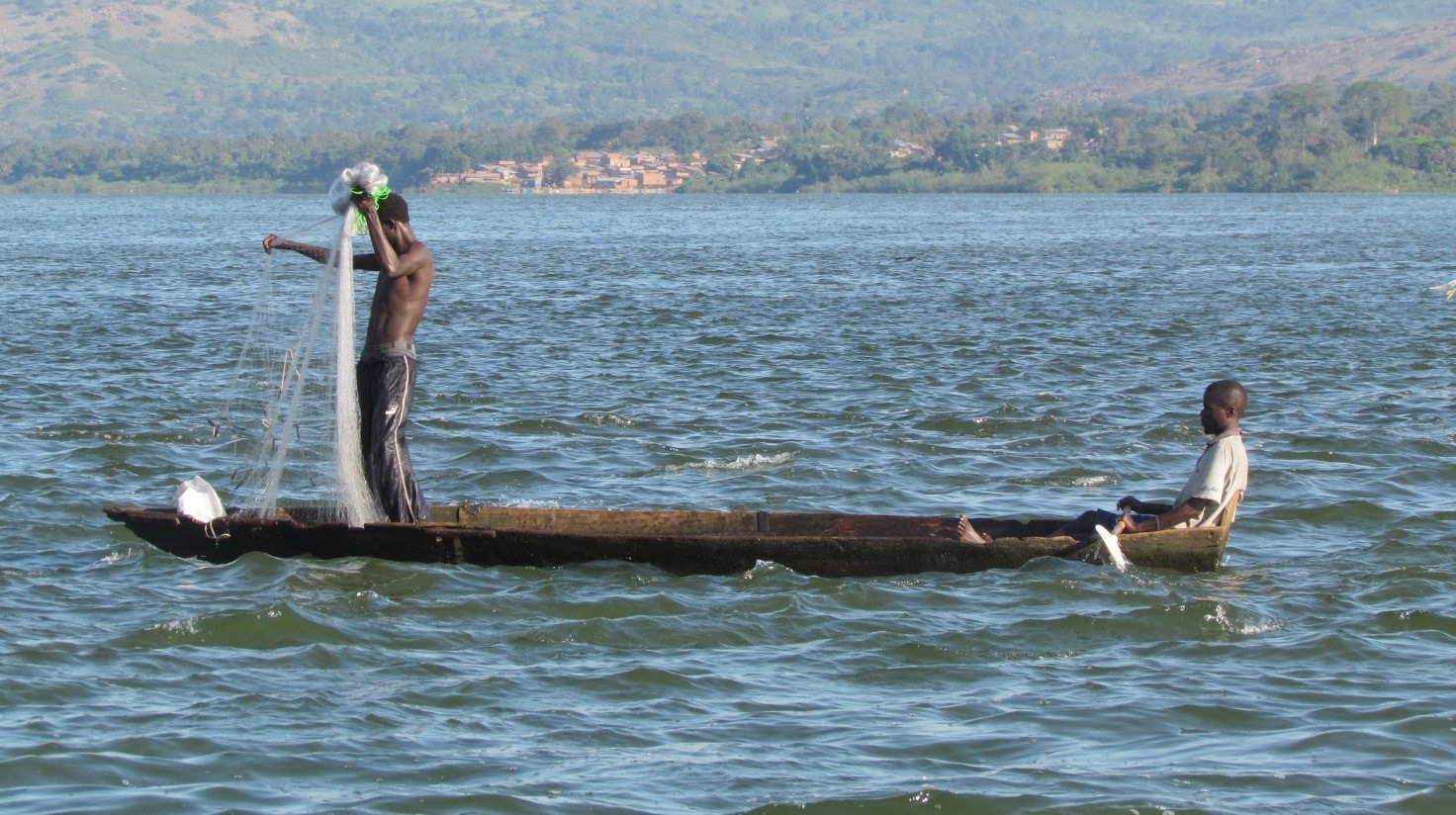 Nile sport fishing route in Uganda